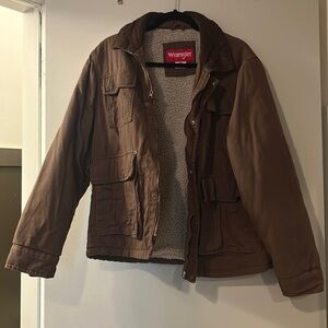 Wrangler fur brown jacket